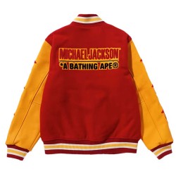 Bape Michael Jackson Varsity Jacket Bape Michael Jackson Varsity Jacket