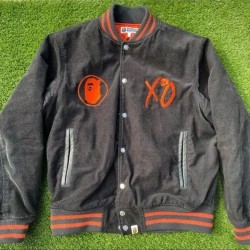 Bape Xo The Weeknd Varsity Jacket Bape Xo The Weeknd Varsity Jacket