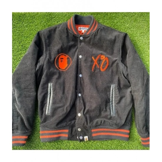 Bape Xo The Weeknd Varsity Jacket