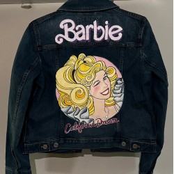 Barbie Denim Black Jacket, Barbie 2023 jacket Barbie Denim Black Jacket, Barbie 2023 jacket