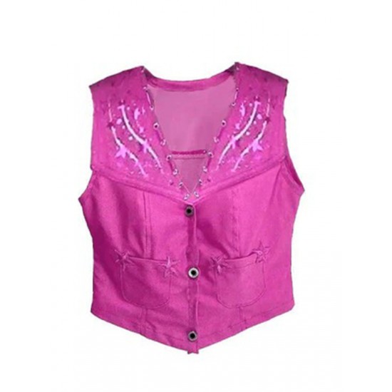 Barbie Margot Robbie Pink Vest 2023