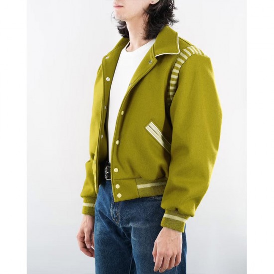 Bare Knuckles Western Varsity Wool Jacket