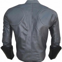 Batman Arkham Knight Gray Leather Jacket Batman Arkham Knight Gray Leather Jacket