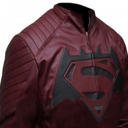 Batman vs Superman Dawn Of Justice Maroon Leather Jacket Costume Batman vs Superman Dawn Of Justice Maroon Leather Jacket Costume