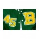 Baylor Collegiate University Green and White Varsity Jacket