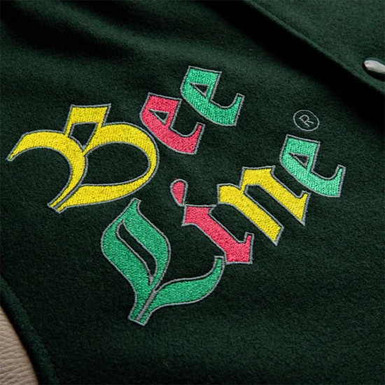 Bee Line Green Varsity Jacket