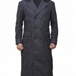 Benedict Cumberbatch Sherlock Grey Trench Coat Costume Benedict Cumberbatch Sherlock Grey Trench Coat Costume
