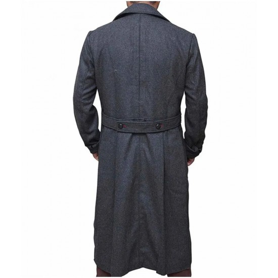 Benedict Cumberbatch Sherlock Grey Trench Coat Costume