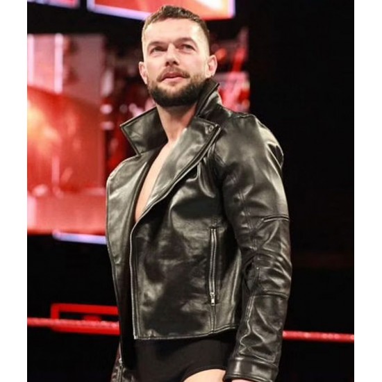 Biker Finn Balor Club WWE Leather Jacket