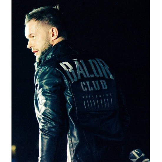 Biker Finn Balor Club WWE Leather Jacket