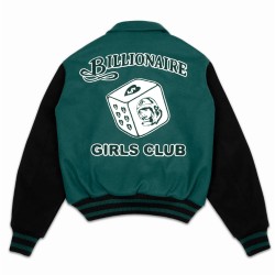 Billionaire Girls Club Dice Varsity Jacket Billionaire Girls Club Dice Varsity Jacket