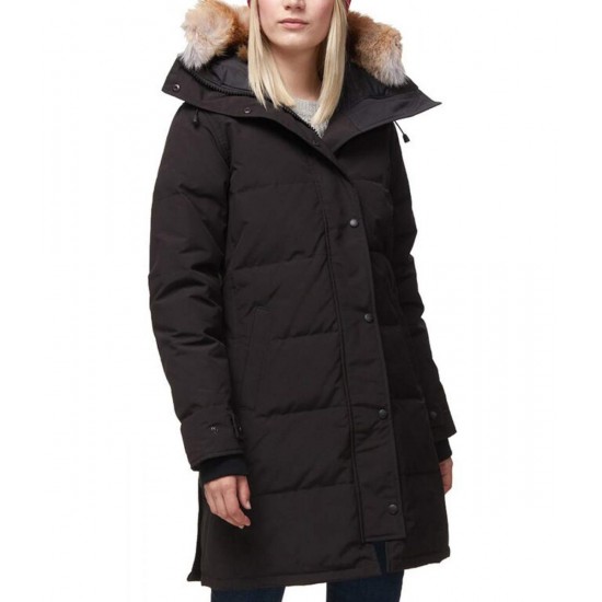 Black Down Jennifer Lopez Parka