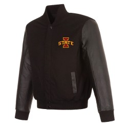 Black Iowa Hawkeyes Varsity Jacket Black Iowa Hawkeyes Varsity Jacket