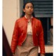 Black Mirror S06 Anjana Vasan Leather Jacket