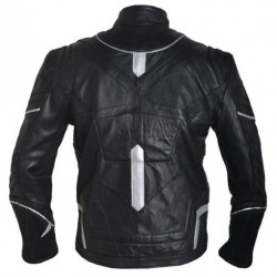 Black Panther Chadwick Boseman Black Leather Jacket Costume Black Panther Chadwick Boseman Black Leather Jacket Costume