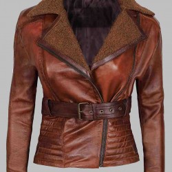  Blingsoul Women Leather Jacket