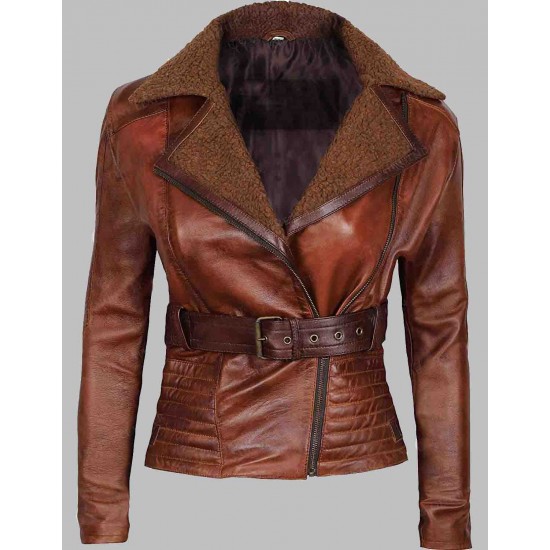 Blingsoul Women Leather Jacket