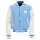 Blue and White Letterman Varsity Jacket