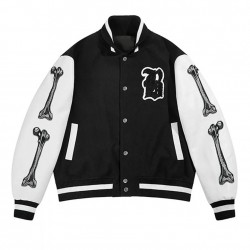 Boneless Bones B Letterman Jacket
