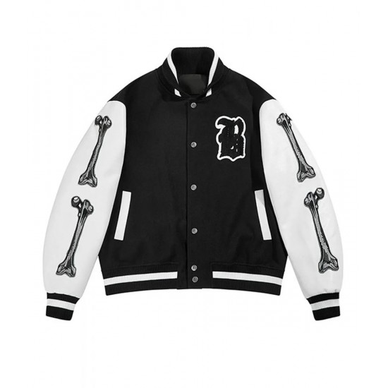 Boneless Bones B Letterman Jacket