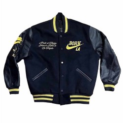Born Raised Los Angeles Varsity Jacket Born Raised Los Angeles Varsity Jacket