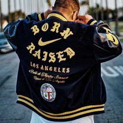 Born Raised Los Angeles Varsity Jacket Born Raised Los Angeles Varsity Jacket