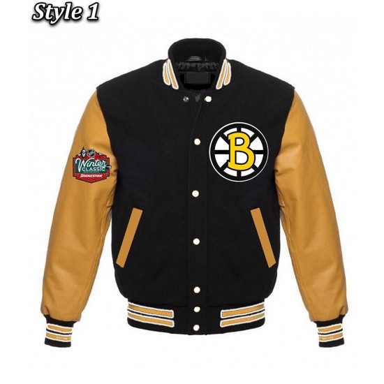 Boston Bruins Classic Varsity Jacket