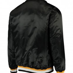 Boston Bruins Starter Bomber Black Jacket