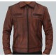 Bradford Casual Leather Jacket Mens