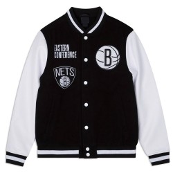 Brooklyn Nets Eastern Conference Varsity Jacket Brooklyn Nets Eastern Conference Varsity Jacket