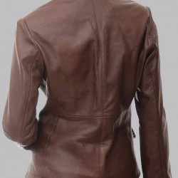 Brooks Womens Leather Blazer Jacket Brooks Womens Leather Blazer Jacket
