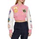 Bstroy Logo Embroidered Cropped Jacket