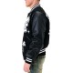 Bulldog First Row Black Varsity Jacket