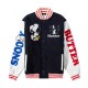 Butter Goods x Peanuts Jazz Varsity Jacket Butter Goods x Peanuts Jazz Varsity Jacket front view varsity jacket
