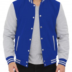 Button Up Varsity Baseball Jacket