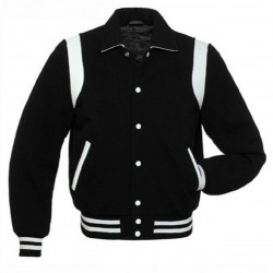 Byron Collar Baseball Varsity Jacket