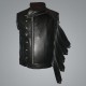 Captain America Bucky Barnes Black Leather Jacket Captain America Bucky Barnes Black Leather Jacket