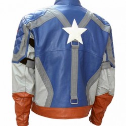 Captain America The First Avenger Blue Jacket Costume Captain America The First Avenger Blue Jacket Costume