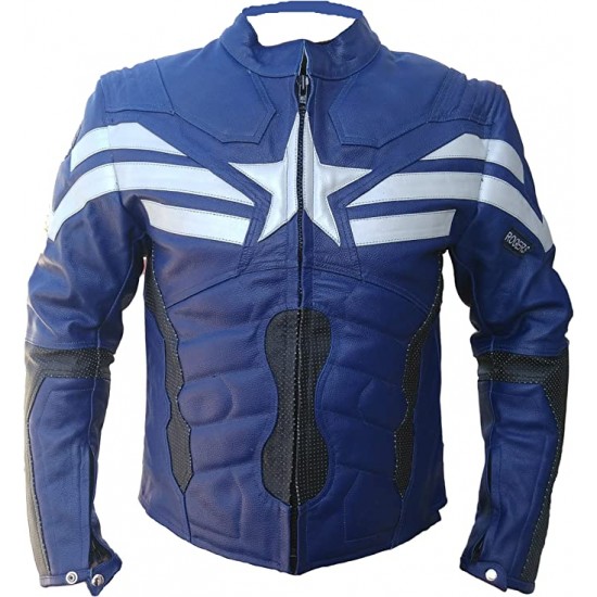 Captain America The Winter Soldier Chris Evans Leather Jacket