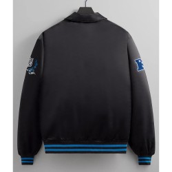 Carolina Panthers Shirt Collar Black Bomber Jacket Carolina Panthers Shirt Collar Black Bomber Jacket