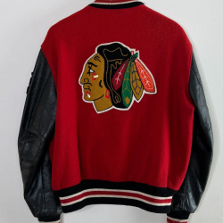 Chicago Blackhawks Campbell Varsity Jacket Chicago Blackhawks Campbell Varsity Jacket