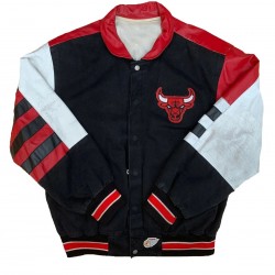 Chicago Bull Varsity Jacket for Men – Retro Style '90s Vintage-Inspired Bomber
