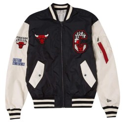 Chicago Bulls New Era Bomber Jacket Chicago Bulls New Era Bomber Jacket