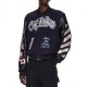 Chicago Bulls Off-White Varsity Jacket