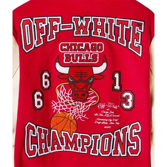 Chicago Bulls on X: These varsity jackets 🔥🔥🔥 Off-White™ c/o Chicago  Bulls x Just Don  / X