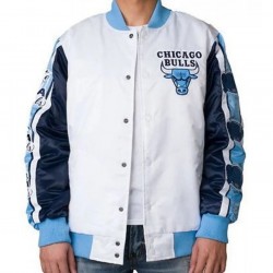Chicago Bulls Satin Varsity Jacket Chicago Bulls Satin Varsity Jacket