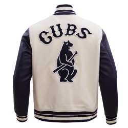 Chicago Cubs Retro Classic Navy Blue Wool Varsity Jacket Chicago Cubs Retro Classic Navy Blue Wool Varsity Jacket