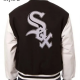 Chicago White Sox MLB Letterman Black and White Jacket