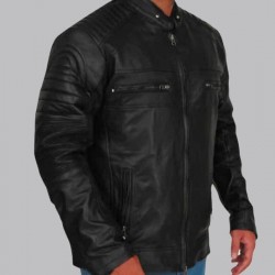 New Men's Chuck Clayton Riverdale Leather Jacket New Men's Chuck Clayton Riverdale Leather Jacket