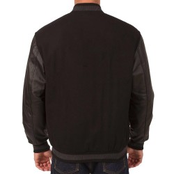 Cleveland Browns Black Varsity Wool/Leather Jacket Cleveland Browns Black Varsity Wool/Leather Jacket